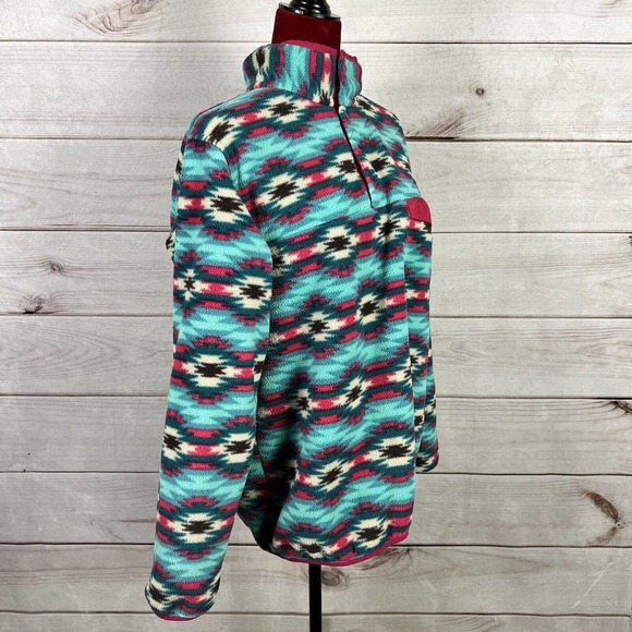 Patagonia Synchilla Aztec Tribal Fleece Snap T Pullover - Picture 8 of 14